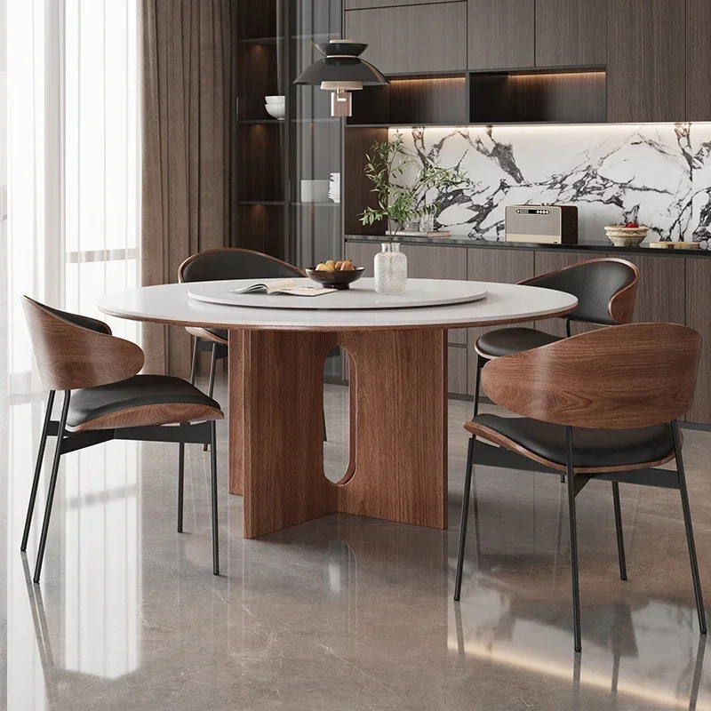

Elegant Dining Tables Ceramic Table Rectangular Chairs Kitchen Restaurant Luxury Reception Mesa Plegable Service Oval Marble
