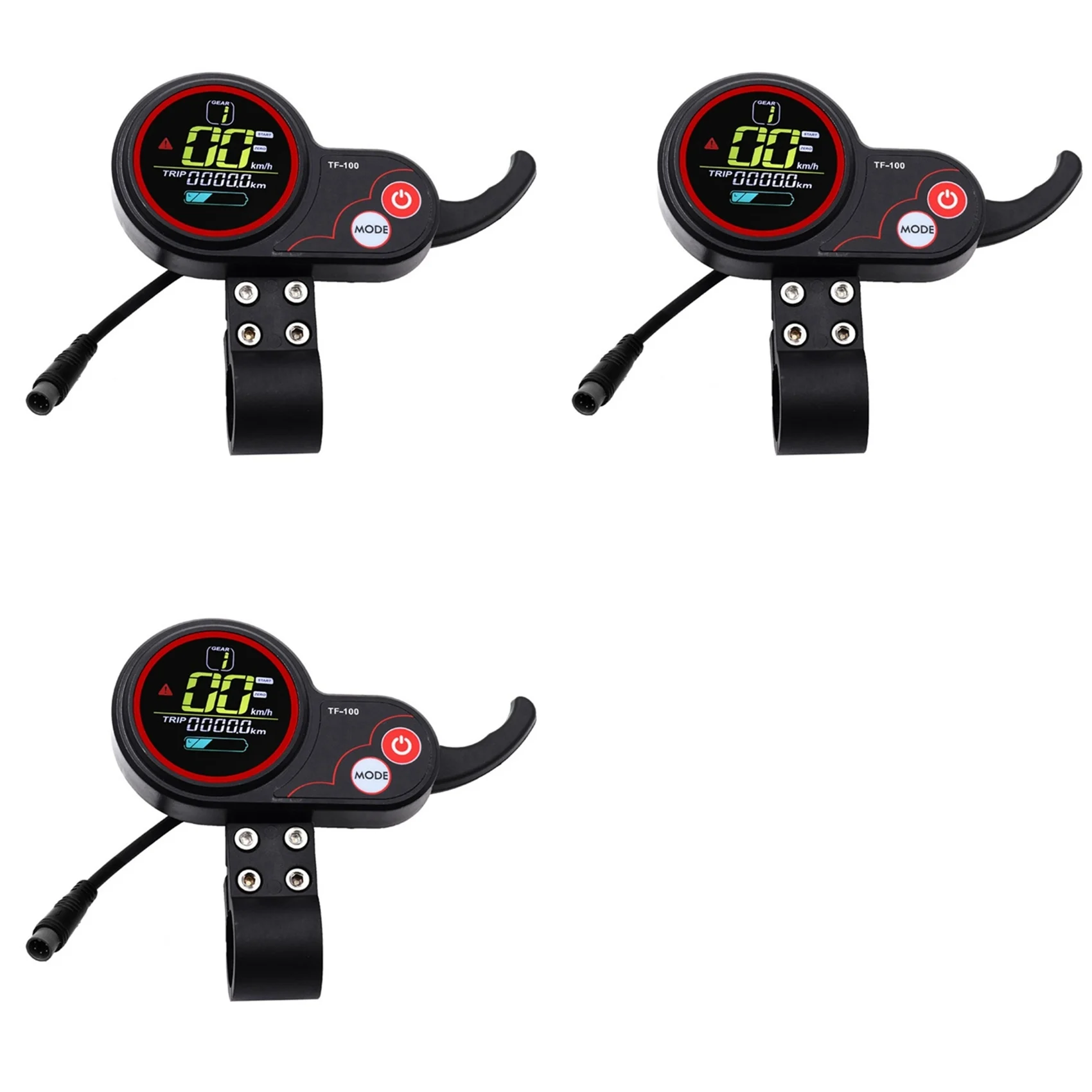 

ABUE-3X Для электросамоката KUGOO: Универсальный контроллер дисплея и переключатель дроссельной заслонки 48В, 6 контактов