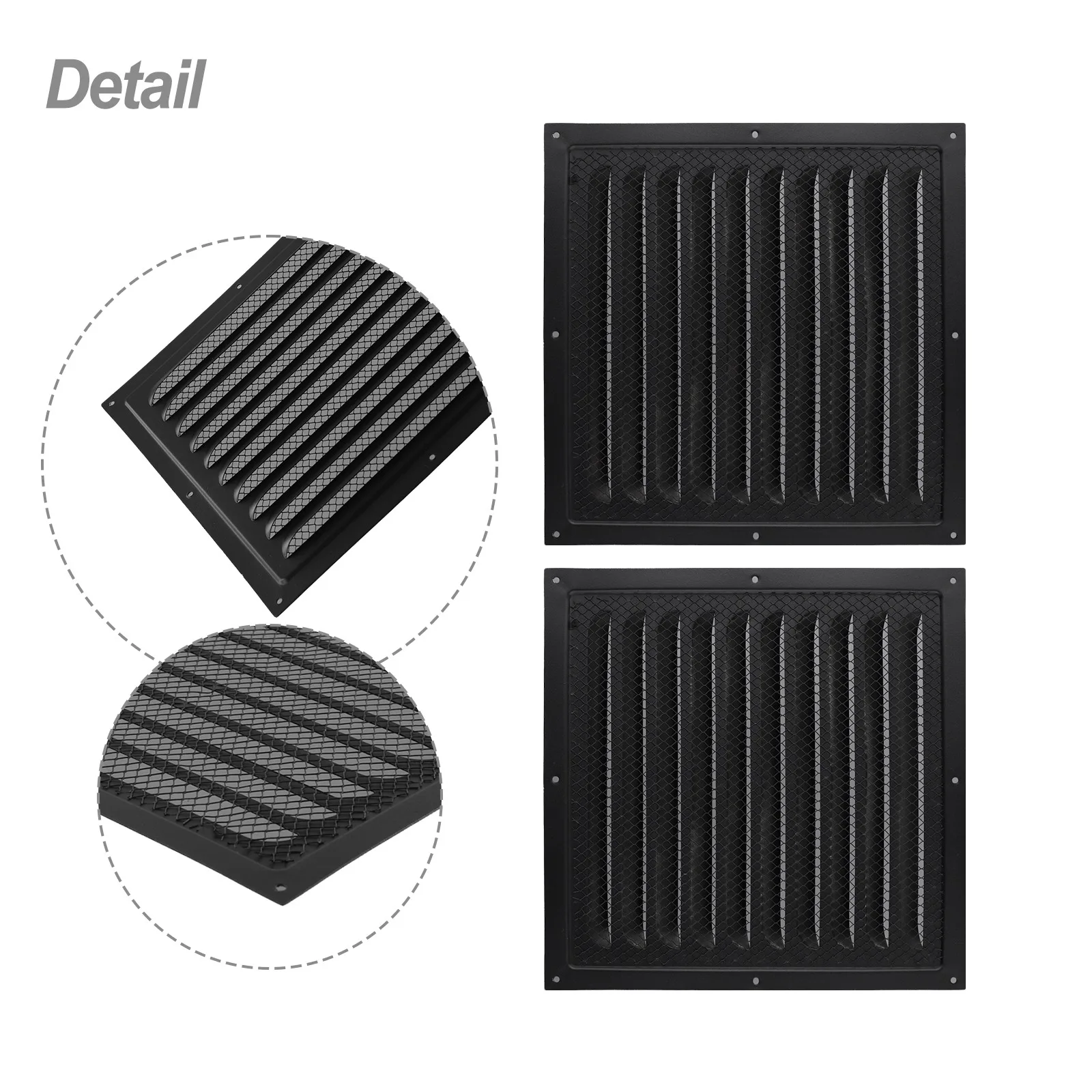 Ceiling Vent Cover Louver Vent Grille Square 25 X 25 Cm Easy Installation Protection For HVAC Systems For HVAC Systems