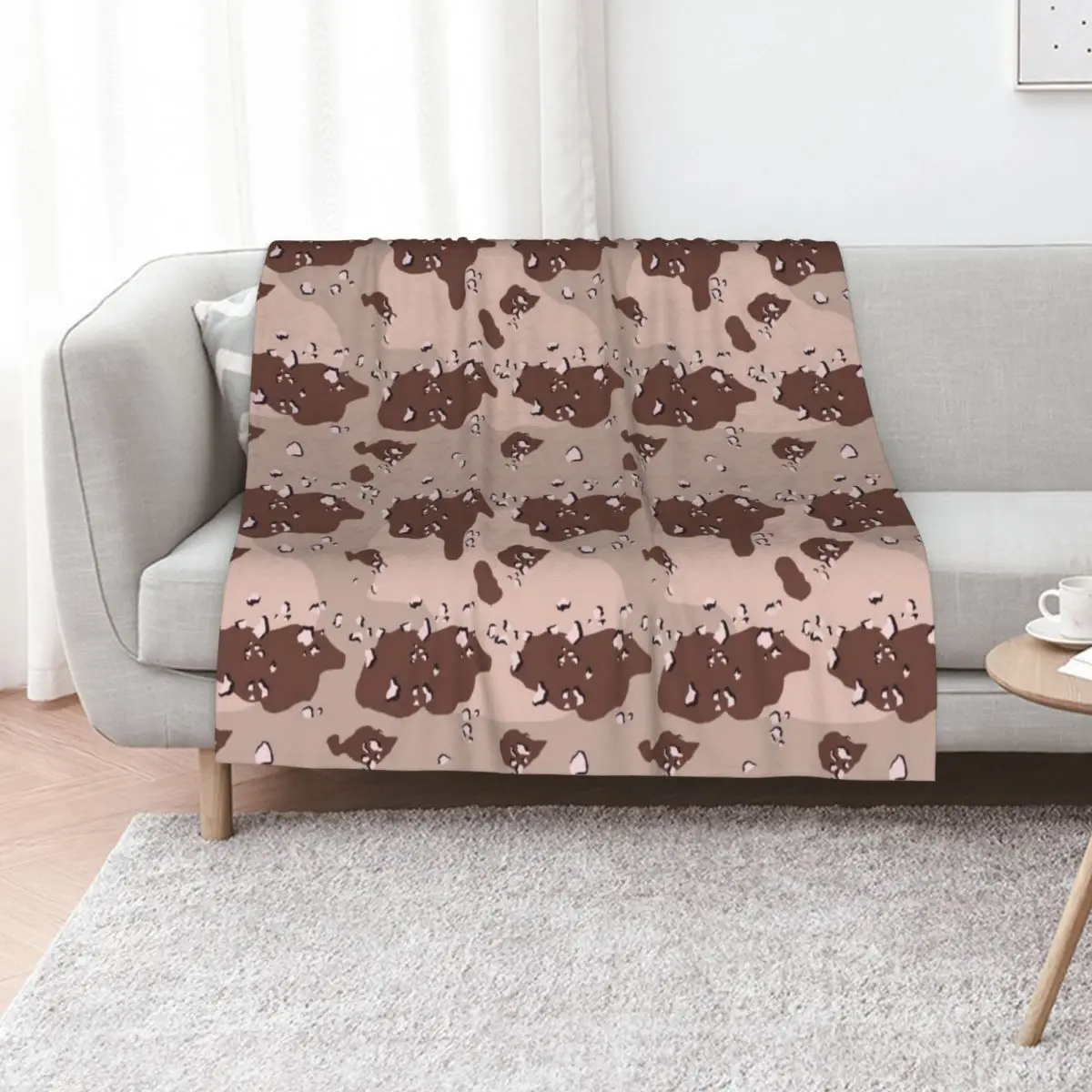 US Desert Choc Chip Camouflage Throw Blanket Summer Luxury Brand Decorative Sofa Decorative Beds Polar wednesday Blankets
