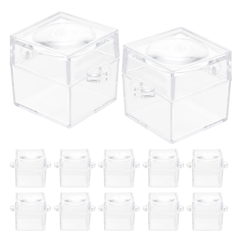 

12Pcs Magnifying Insect Case Transparent Jars Long Lasting Life Easy Observation Educational Gift Magnifying Insect Box