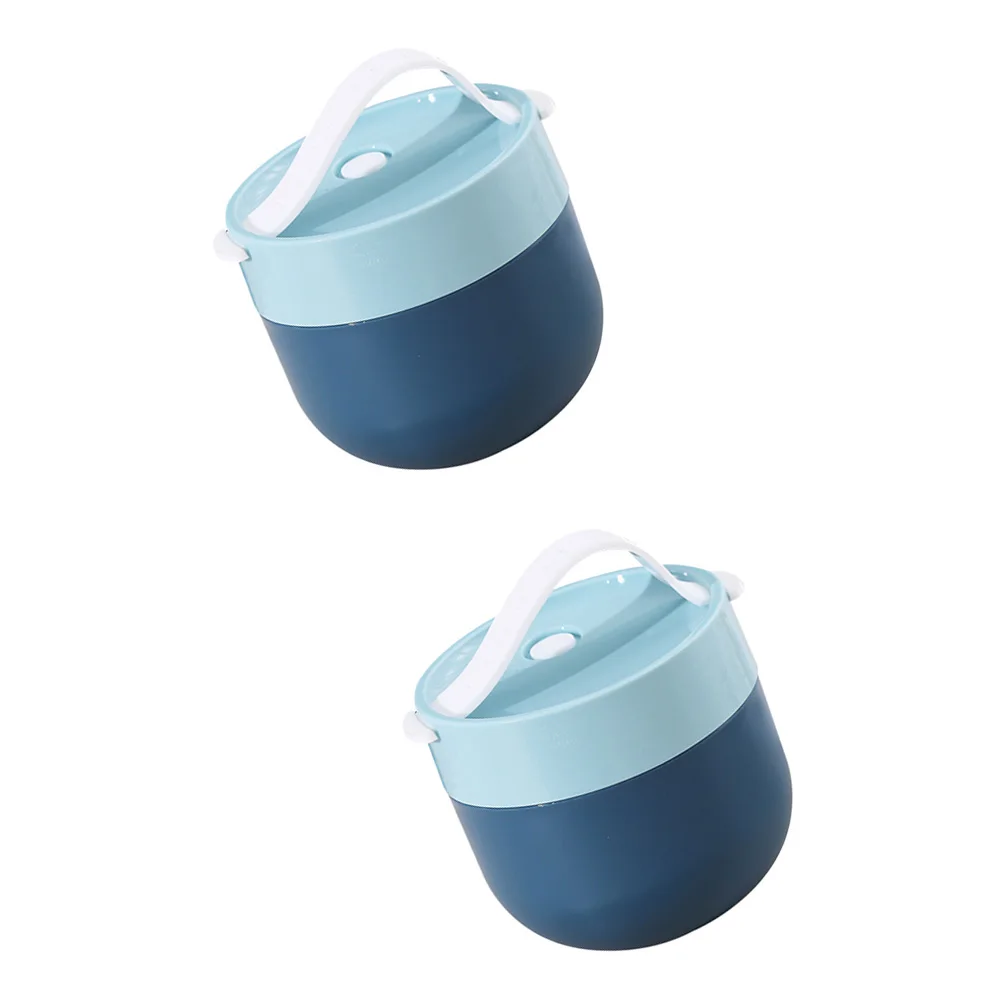 

Portable Soup Cup Breakfast Milk Mug for Office School Travel Good Heat Insulation Safe Material Sealed Leak Proof Container