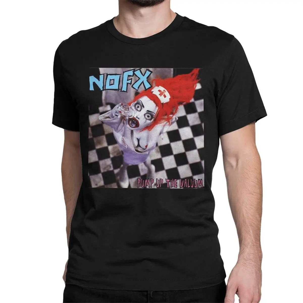 Men's Nofx Band T Shirt 100% Cotton Clothes Novelty Short Sleeve Round Collar Tees Printing T-Shirt