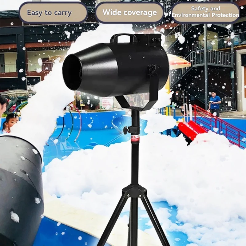 1000W/1500W Jet Foam Cannon Swimming Pool Jet Party Spray Foam Cannon Machine Outdoor Summer Amusement Park Big Event
