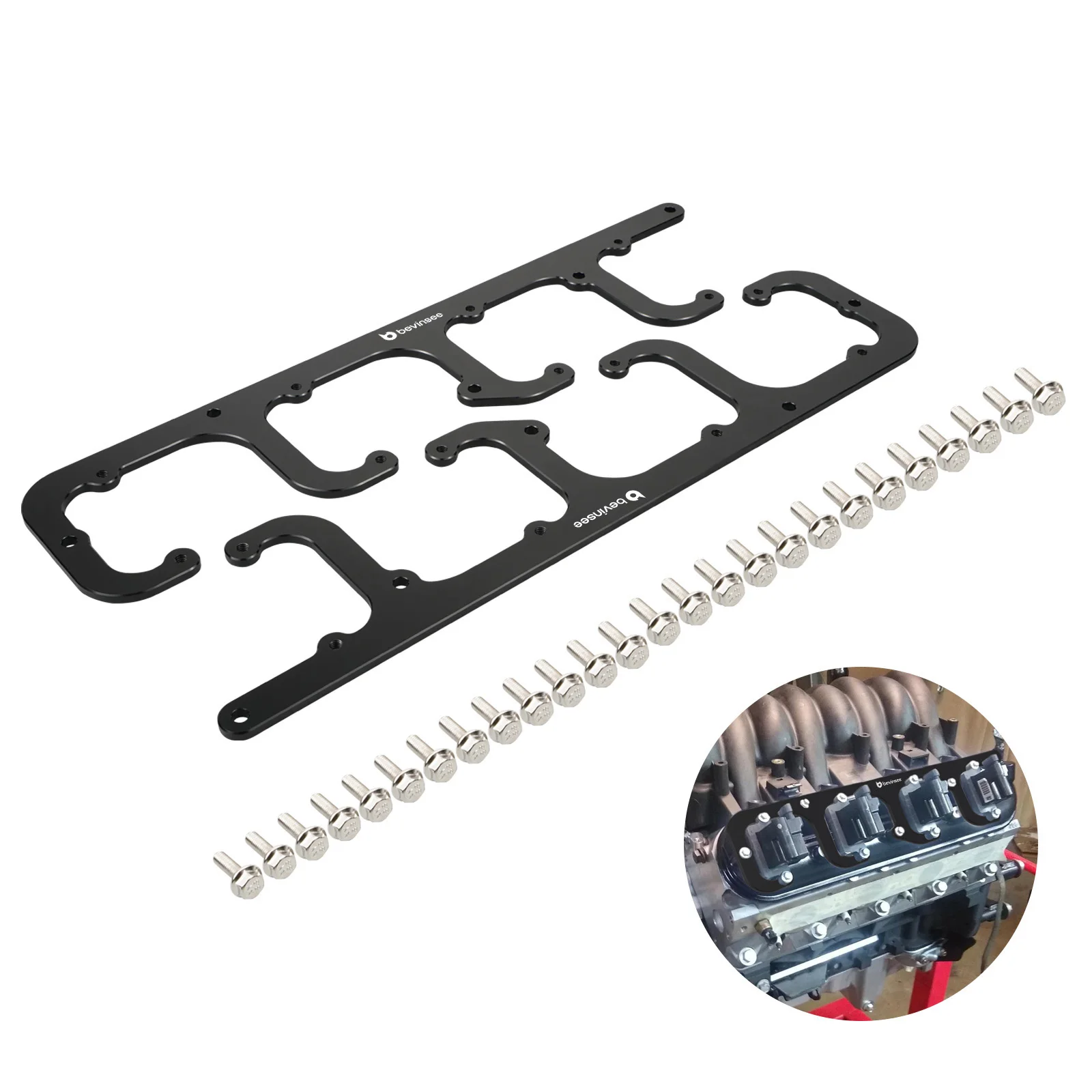 

Для LS D581 12558693 Комплект кронштейнов квадратной катушки, для Chevrolet 4.8L 5.3L 5.7L 6.0L 6.2L 7.0L V8