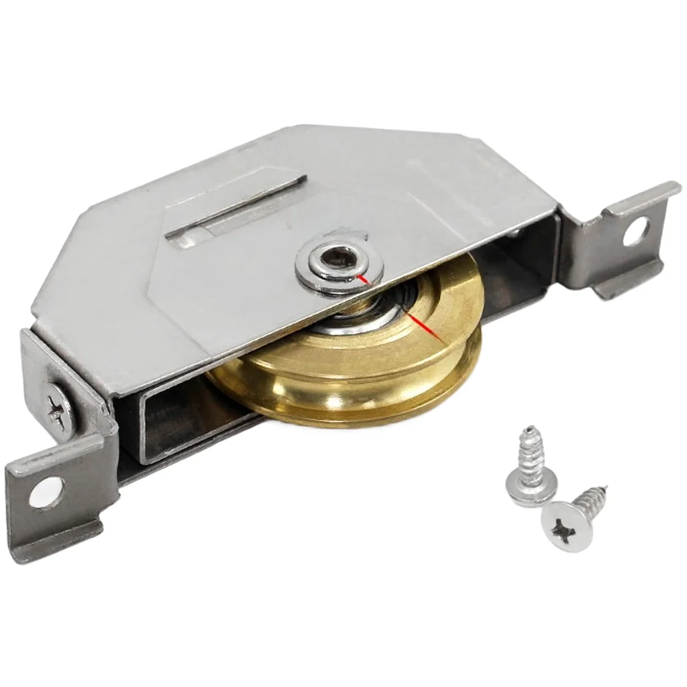 Stainless Steel Sliding Door Wheel With Copper Bearing For Aluminum  FOR WINDOWS Functionality Quiet Sliding Experience
