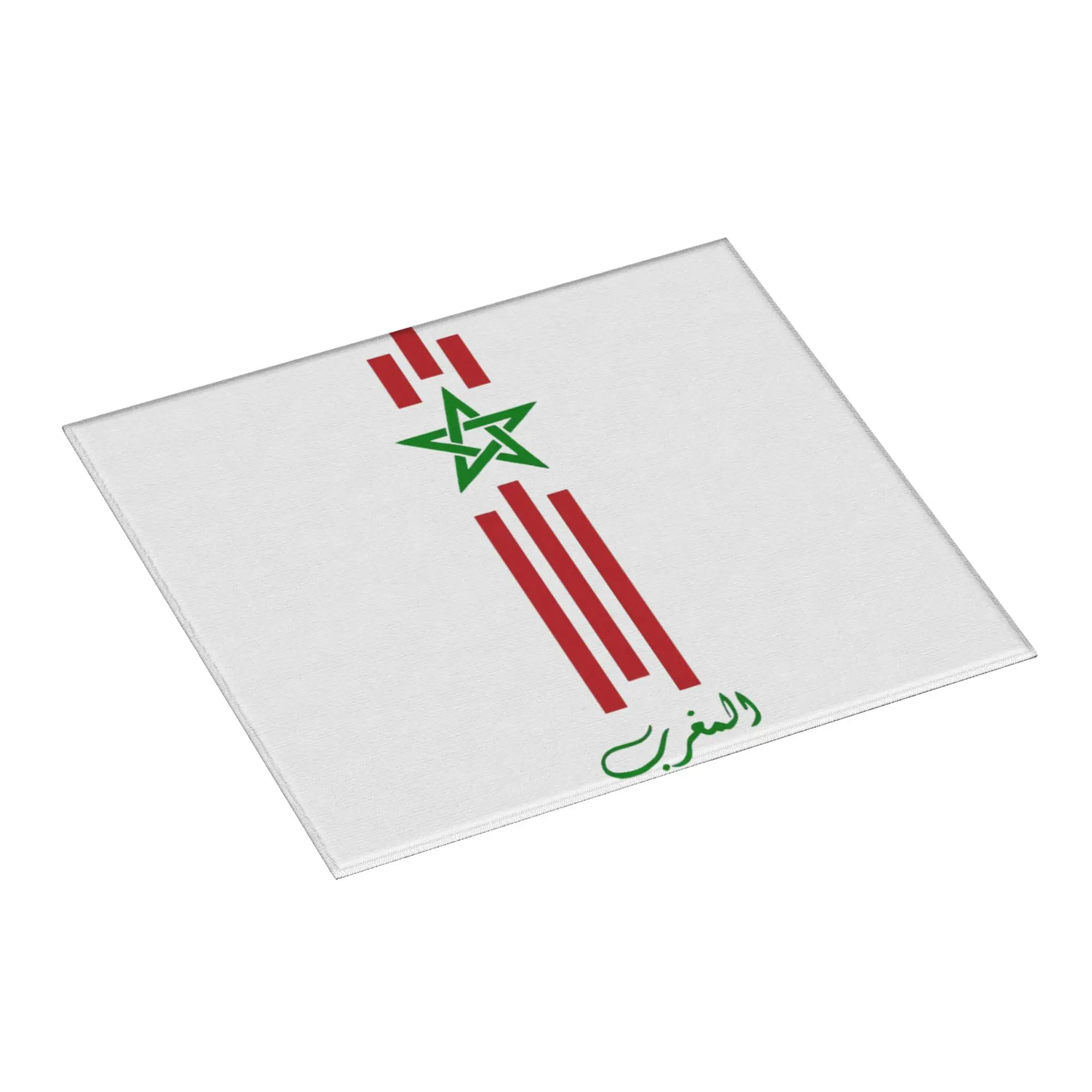 Drying Mat For Kitchen Mexcian Flag Morocco Coat Of Arms Water Absorbent Waterproof On Slip Kitchen Counter Protector Mat