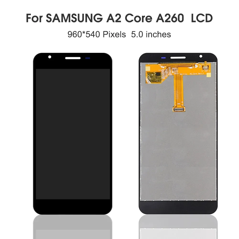 tested Lcd For Samsung A2 Core A2Core A260 Lcd Display Touch Screen Digitizer Assembly For Samsung A260 SM-A260F/DS A260F A260G