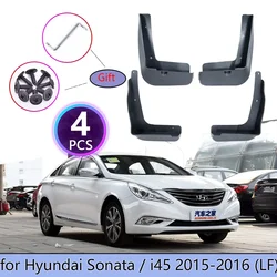 4PCS Mudguards For Hyundai Sonata ECO SE 2015 2016 Cladding Splash Mud Flaps Flap Guards Mudflap Protect Wheel Car Accessories