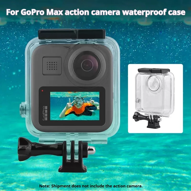 

Waterproof Housing Case for Gopro Max/Max2 Action Camera Underwater Diving Protective Shell 30M with Bracket Accessories
