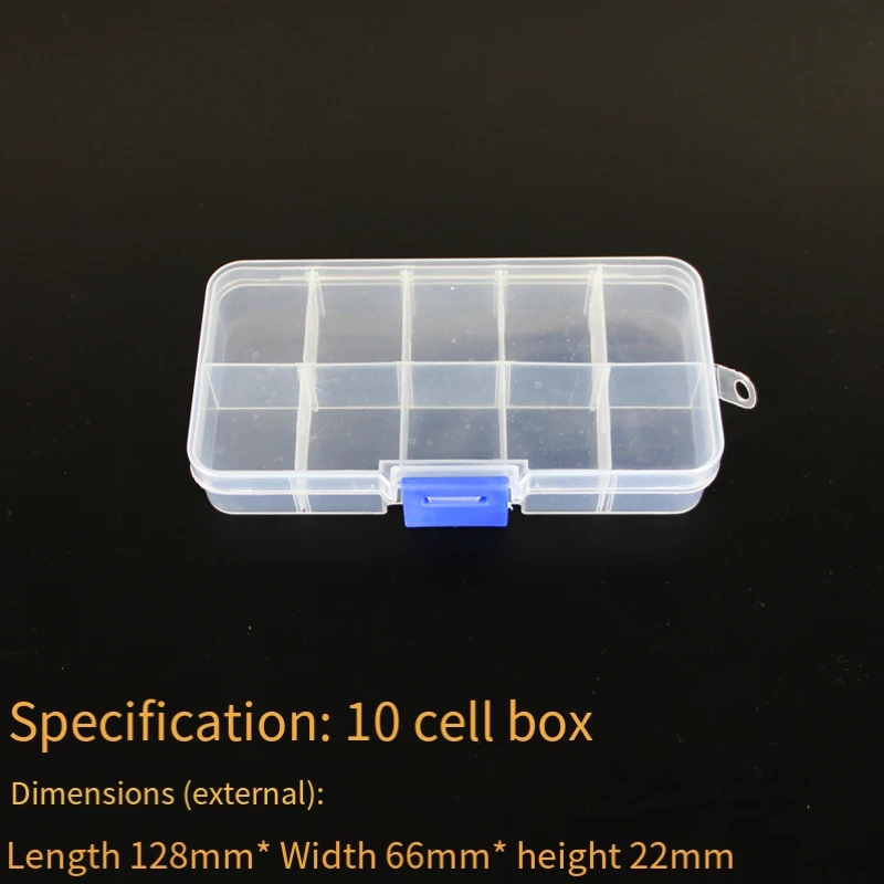 Transparent 10/15~28 Grid Storage Box Organizer Case Cajas Organizadora Storing Plastic Box Jewelry Beads Pill Screw Organizador