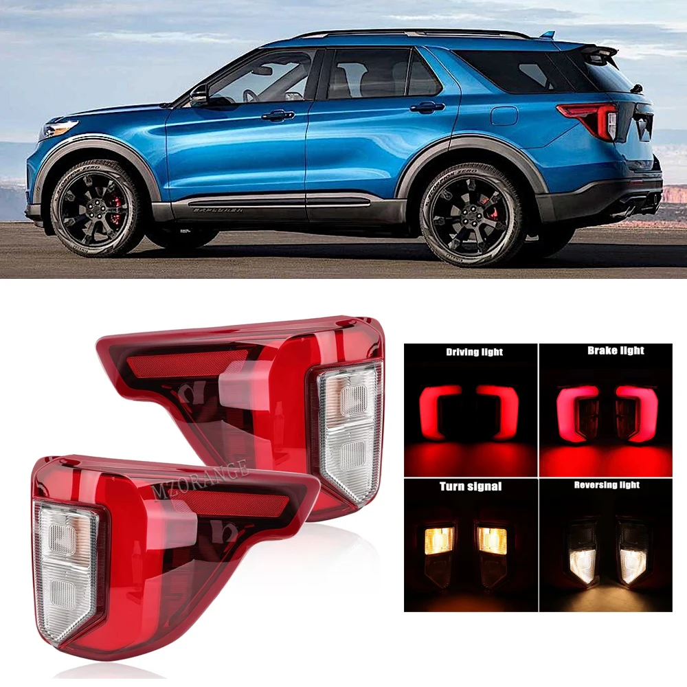 

1 pc LED Tail Light for Ford Explorer ST 2020-2023 Turn Signal Lamp Driving Reversing Parking Brake Lamp Left/Right