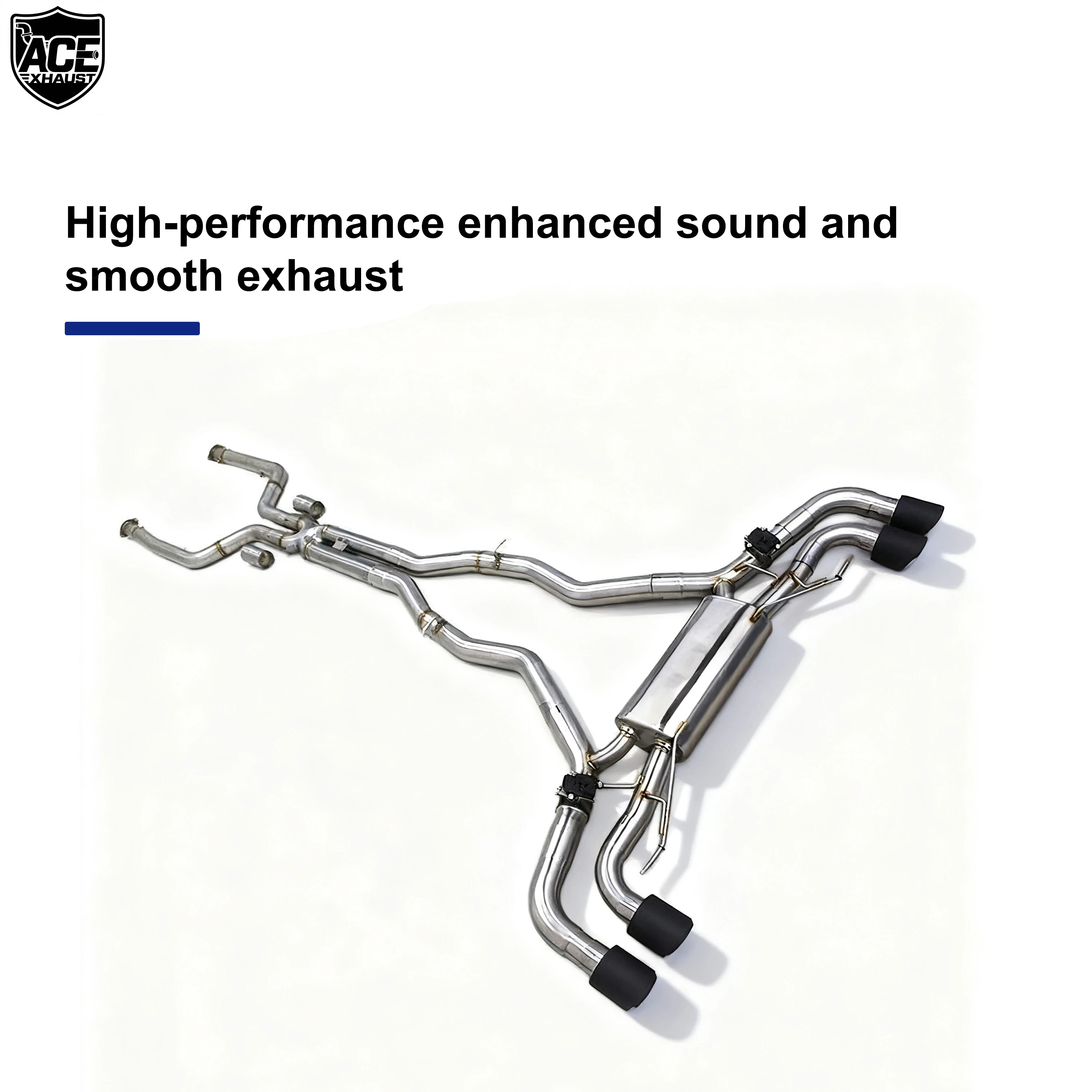 ACE Valvetronic Auspuffanlage für BMW X5M X6M F95 F96 4.4T Leistungsstarker Aggressiver Auspuffklang Upgrade-Auspuffrohr – Detail 5