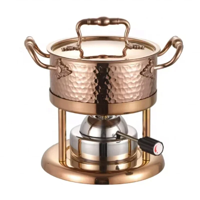 Low Price small inflatable food warmer set hot pot Stainless Steel Cooking Pot