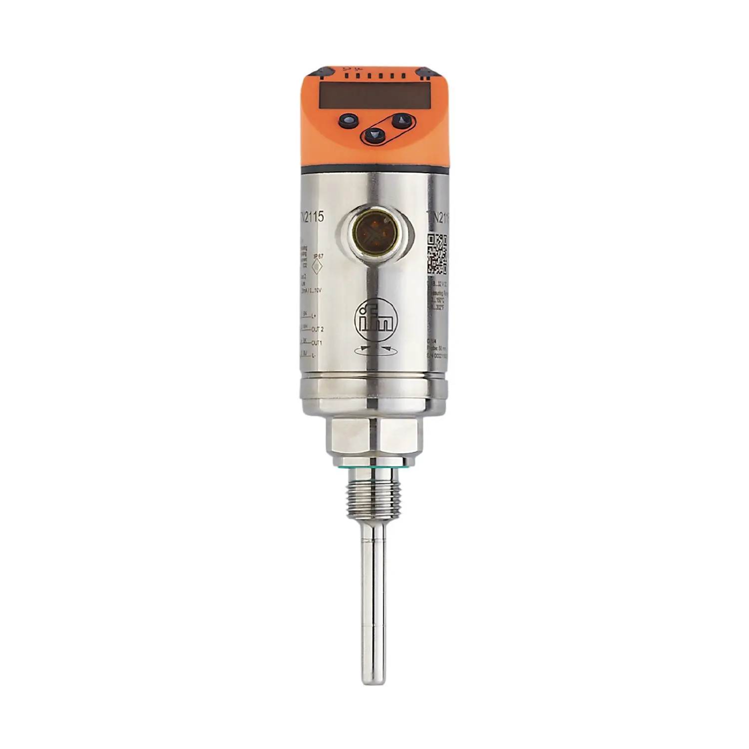 

IFM TN2115 measuring element 1 x Pt 1000 temperature sensor with display