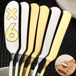 Stainless Steel Butter Knife Long Handle Cheese Bread Jam Cream Cutter Multifunctional Western Food Tableware Kitchen Gadgets