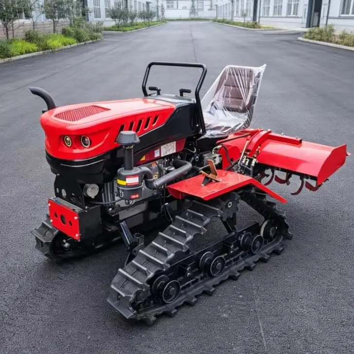 

Customized 2026 New Crawler Rotary Tiller, Durable Mini Cultivation Equipment for Orchard and Small Farms