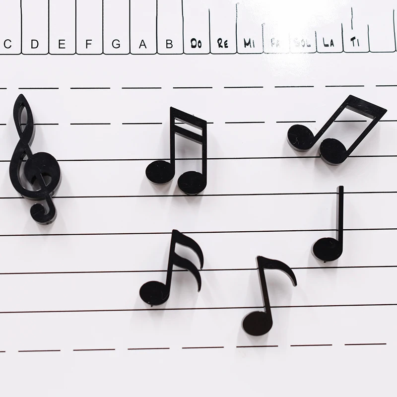 

6-Piece Set Of Music Note Refrigerator Magnets Creative Music Note Refrigerator Magnets Photos Comments Stickers Home Decoration