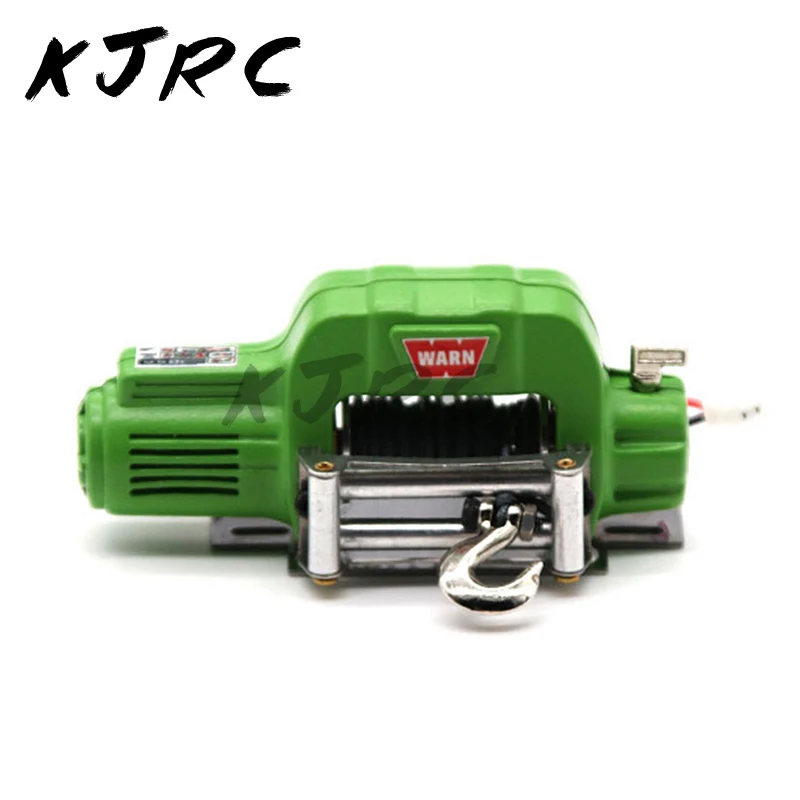 Metalowe kabestan elektryczny 1/10 Rc bezprzewodowe sterowanie samochodem dla zabawka samochód TRX-TRX4 TRX6 TRX-4 SCX10 II 90046 TF2 CC01 D90 części