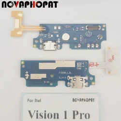 Novaphopat For Itel Vision 1 Pro L6502 USB Dock Charger Port Plug Jack Microphone MIC Flex Cable Charging Board