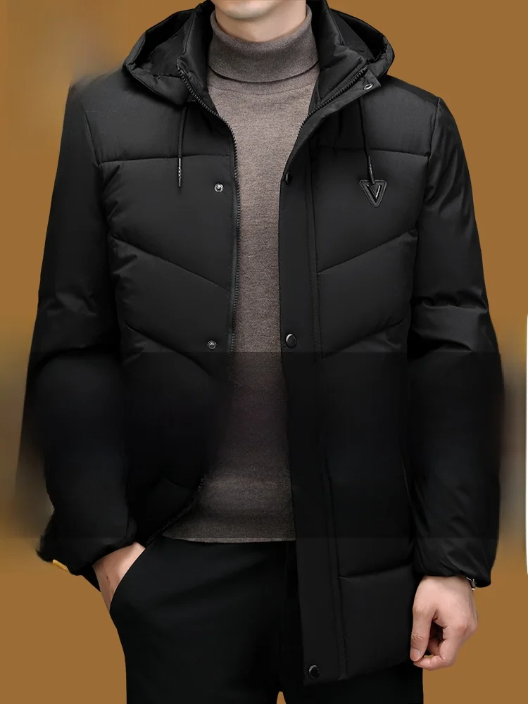 

Мужская утепленная хлопковая куртка-худи Kangaroo: теплая, повседневная, свободного кроя, в городском стиле, на молнии, с длинными рукавами