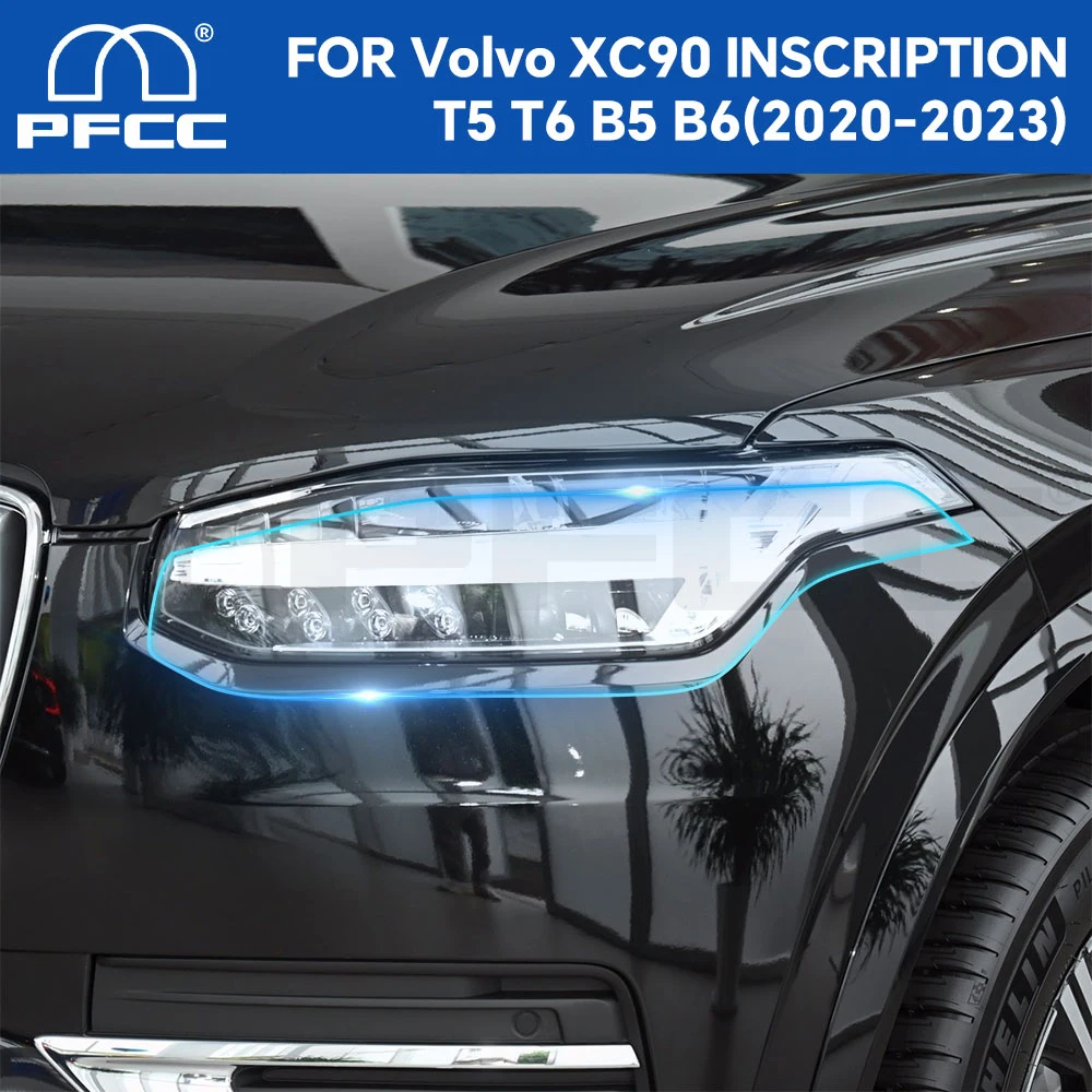 

Car Transparent Pre Cut PPF Paint Protection Film TPU Headlight Film for Volvo XC90 INSCRIPTION 2020-2023 T5 T6 B5 B6 Accessorie