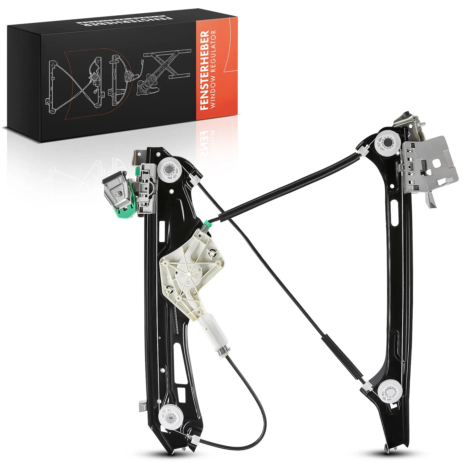 Frankberg 1x Raammechanisme linksvoor voor Mercedes-Benz CLS C219 CLS500 550 55 2197200946