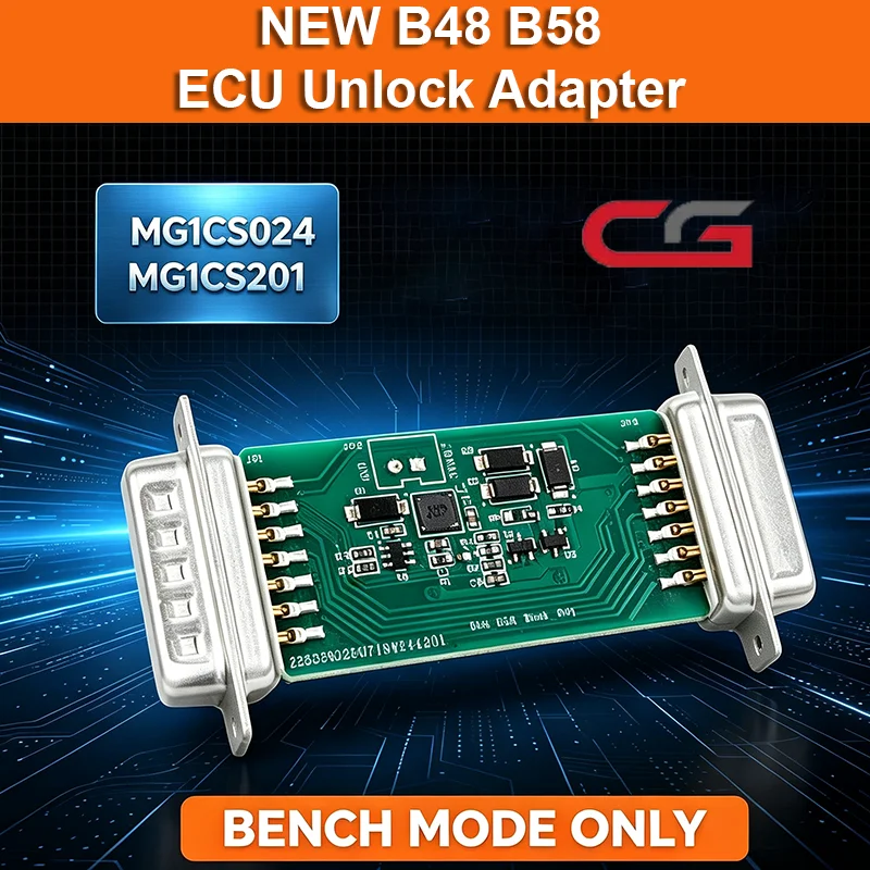 CG FC200 NEW B48 B58 Адаптер для разблокировки ЭБУ BMW MG1CS024 MG1CS201 Инструмент для разблокировки ЭБУ для двигателей BMW B48/B58