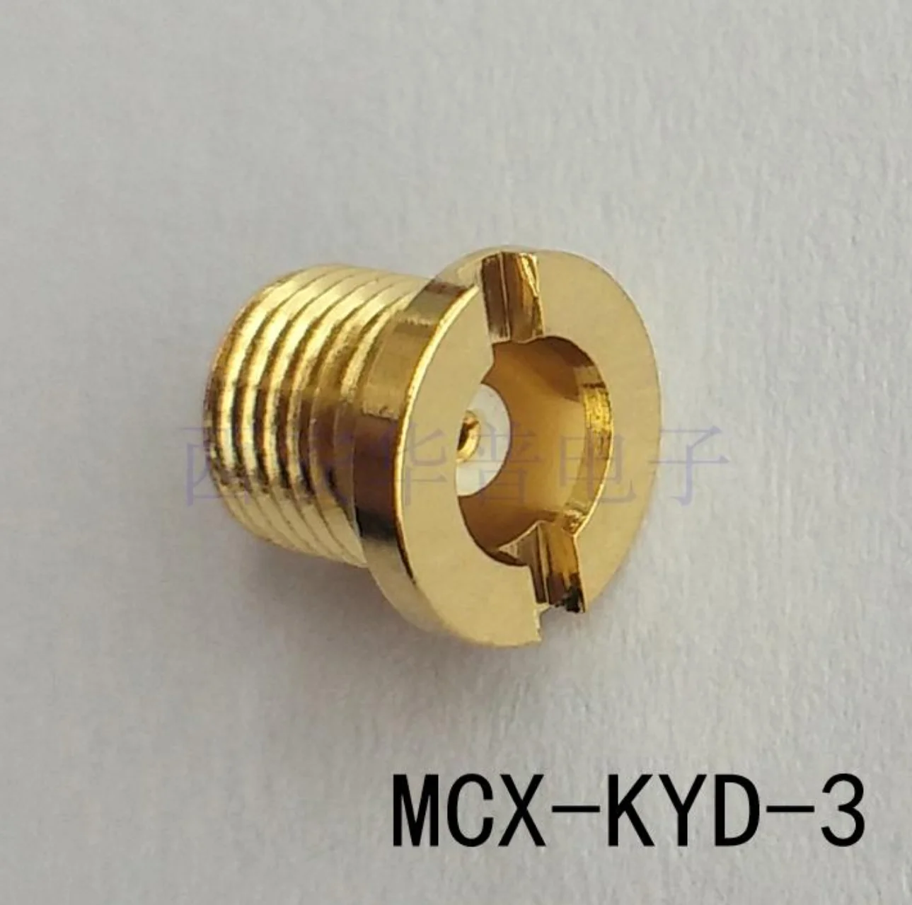 MCX-KYD-3 RF Connector Mcx-k Female Head Threaded Installation Through Wall Fixed Socket Mcx RF Connector view 2