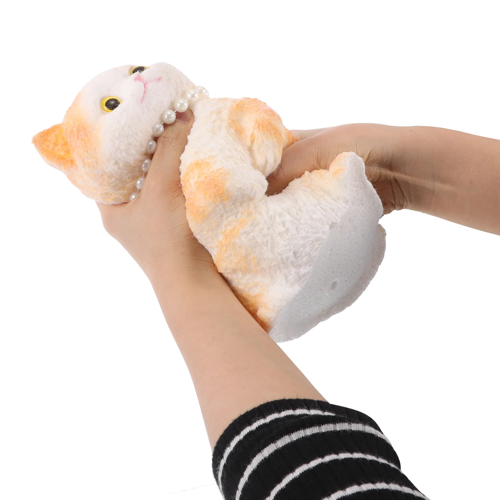 จําลองสัตว์หยิกของเล่นสนุกสมจริง Squishy บีบของเล่น Figurine