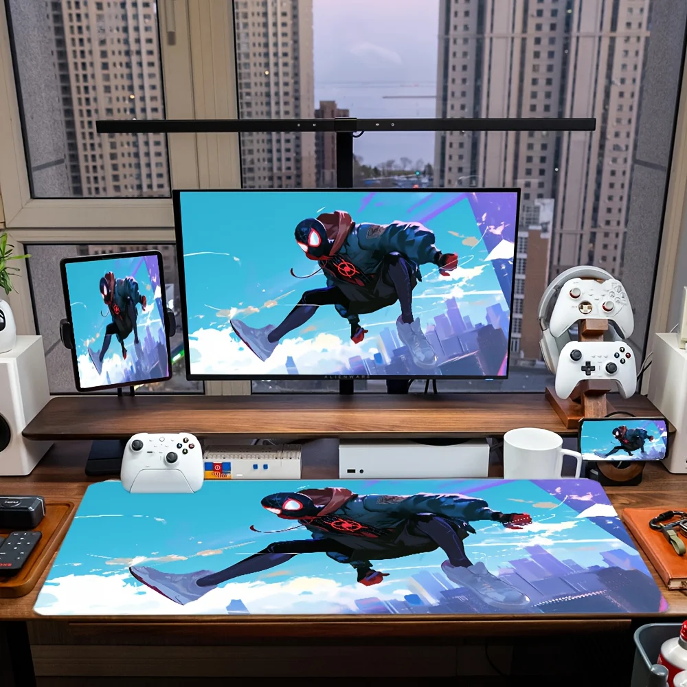 1pc Large Size Computer Desk Mat, Suitable for Gamers, High-Definition Gaming Mouse Pad, Marvel Style Series S-Spiderman Theme P