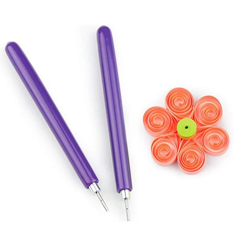 6 Pcs Paper Quilling Tools Slotted Kit Stainless Steel Paper Quilling Pin Tool DIY Paper Card Making Project Tool-AT81