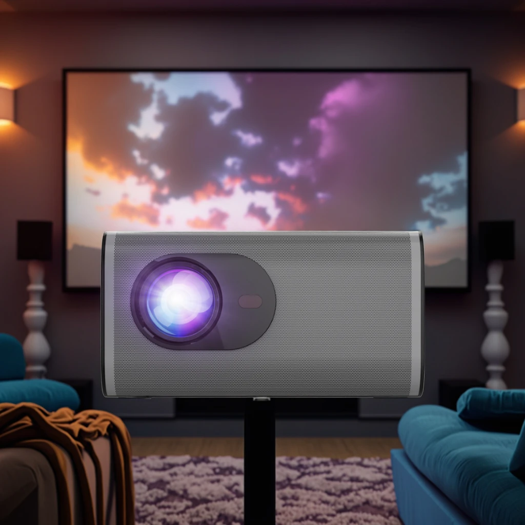 Home Theater Projector 4K Projector  Android Smart Wifi Mini  Android Smart Portable Projector