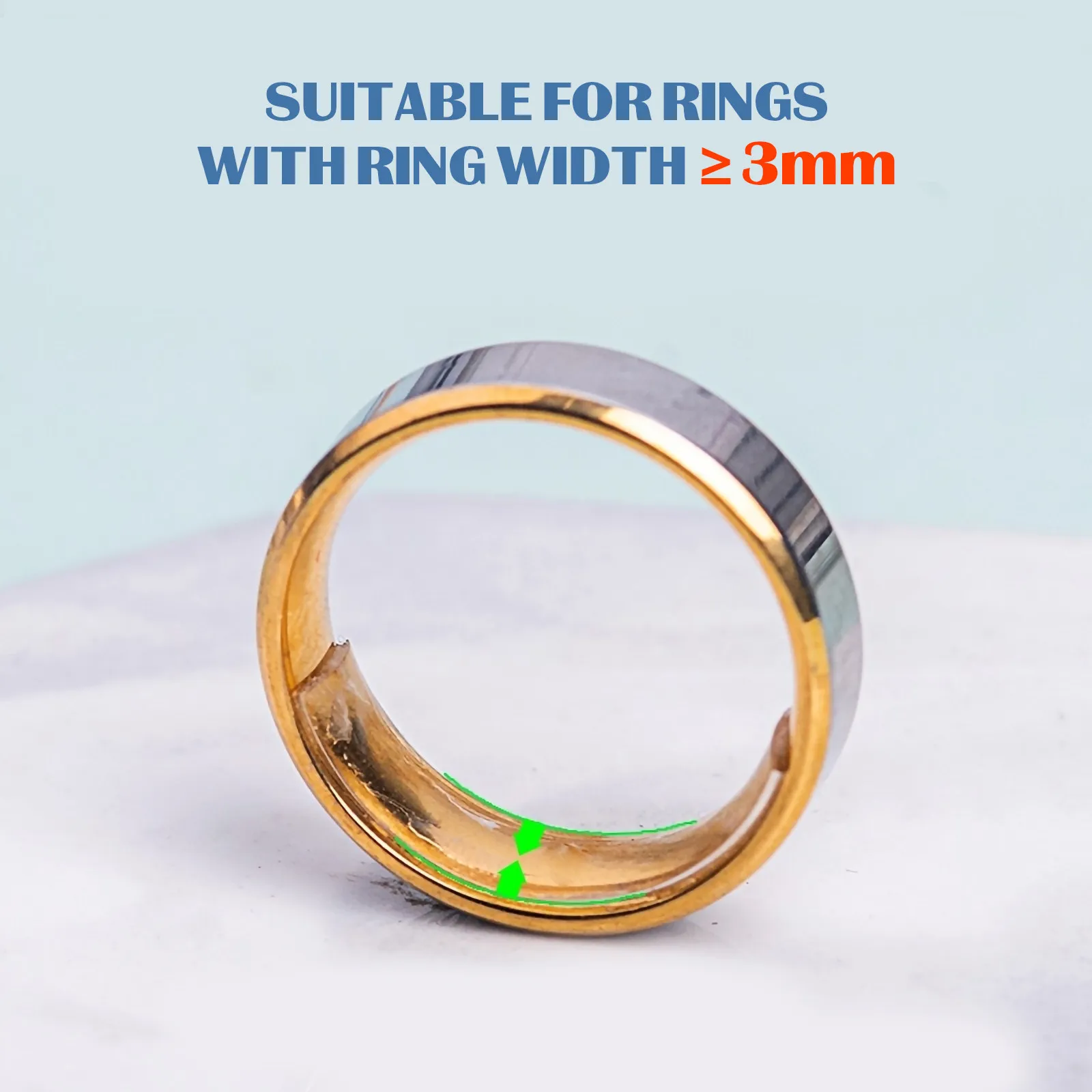 18 Sheets Ring Size Adjuster Clear Invisible Tightener Adjustable Jewelry Spacer Prevent Ring Slipping Tightener