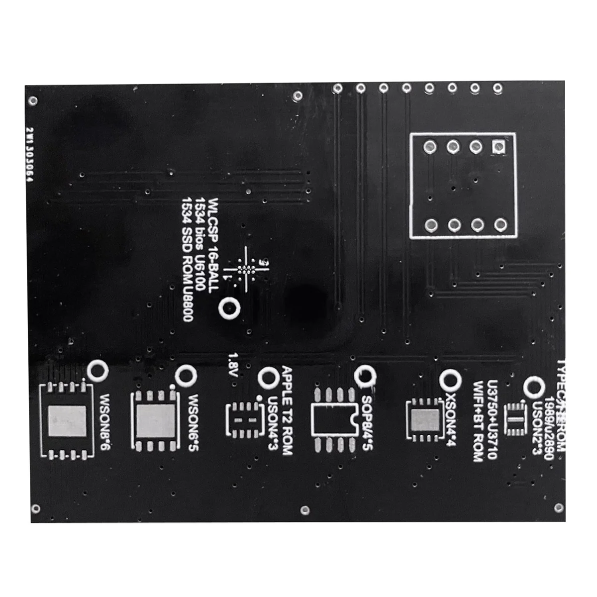 Chip T2 Lettura e scrittura presa BIOS per MacBook Air T2 Ssd Rom Typec Rom Holder