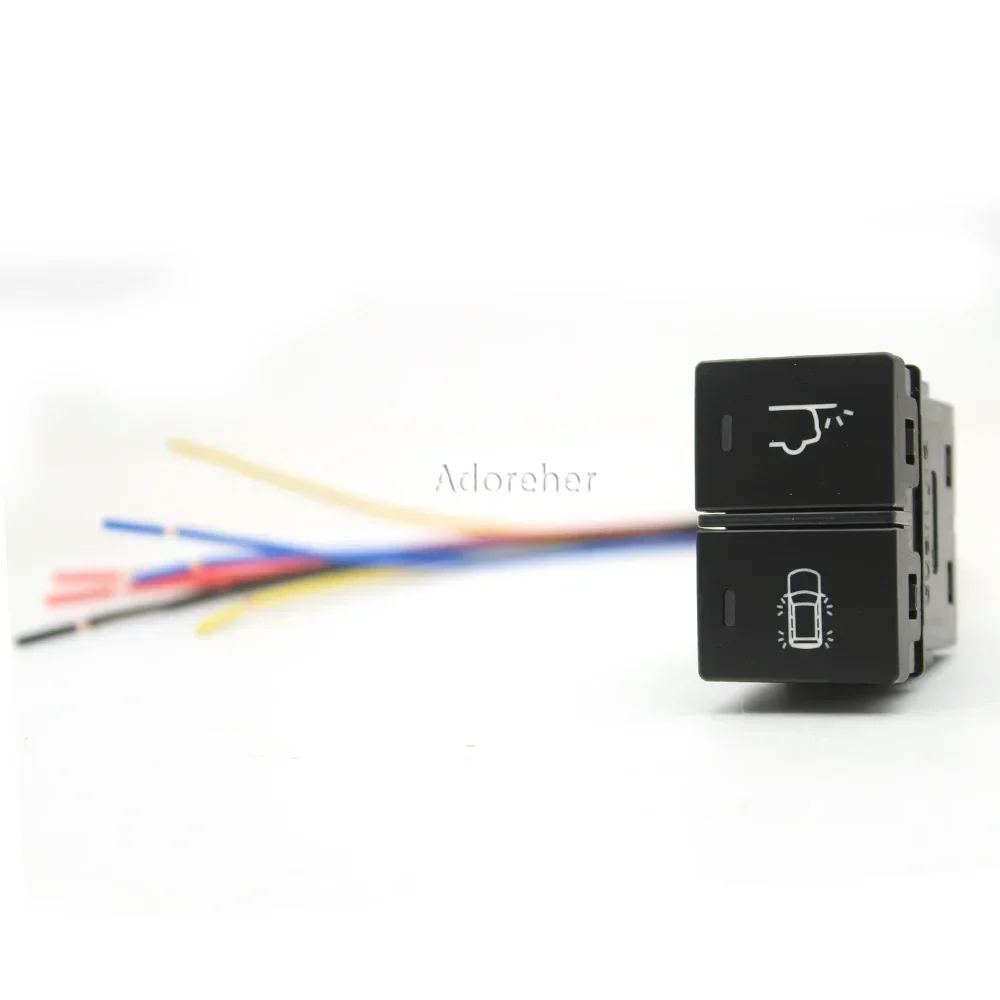 Car LED Light Dual Switch Music Roof Camera Switch Tail Light Button With Wire For CRV URV AVANCIER CITY Accessories