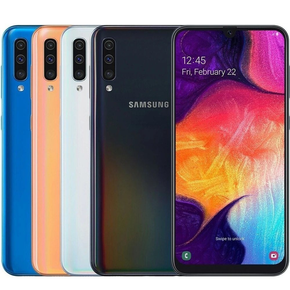 Samsung Galaxy A50 Facelift Smartphone Android Phone 6.4-inch AMOLED 25MP Samsung Smartphone4000mAhFingerprintFacialRecognition