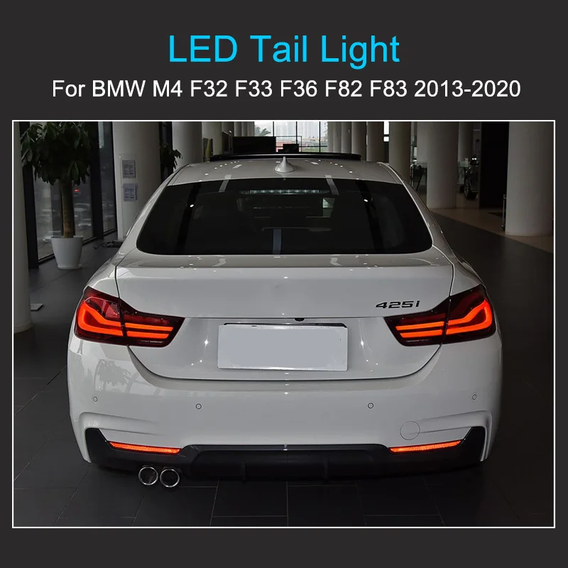 1 Pair LED Tail Light Assembly for BMW 4 Series M4 F32 F33 F36 F82