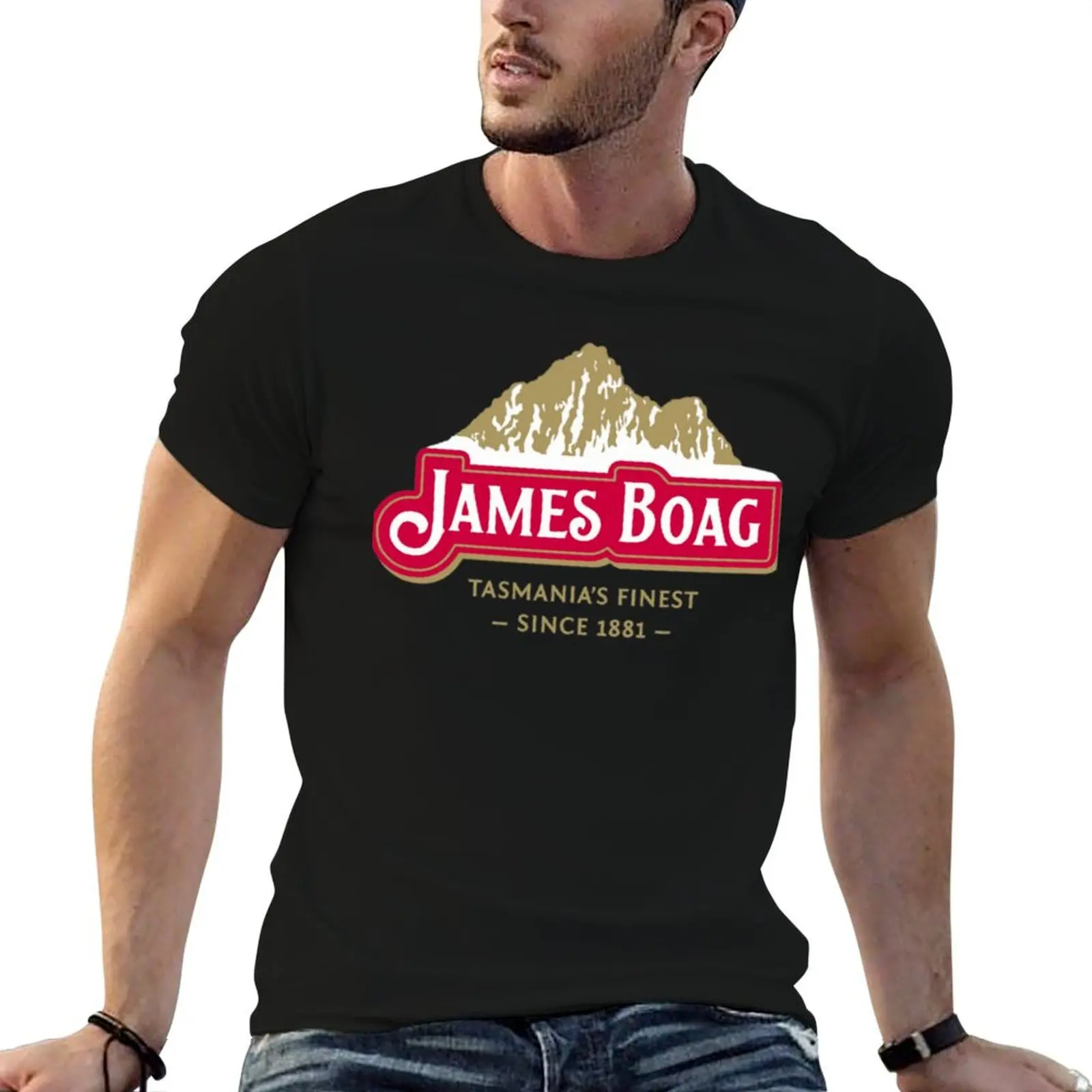 

James Boags T-Shirt cotton tshirt 100% man t shirt summer t shirts for man graphic tees T-shirt