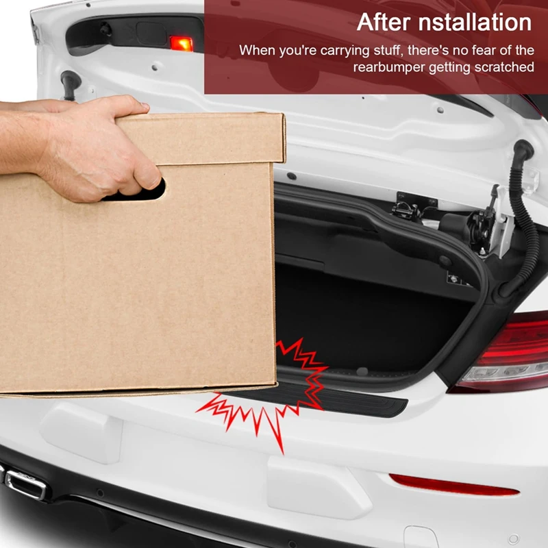 Защита заднего бампера автомобиля, универсальная гибкая защита бампера, защитная полоса заднего бампера от царапин, аксессуары