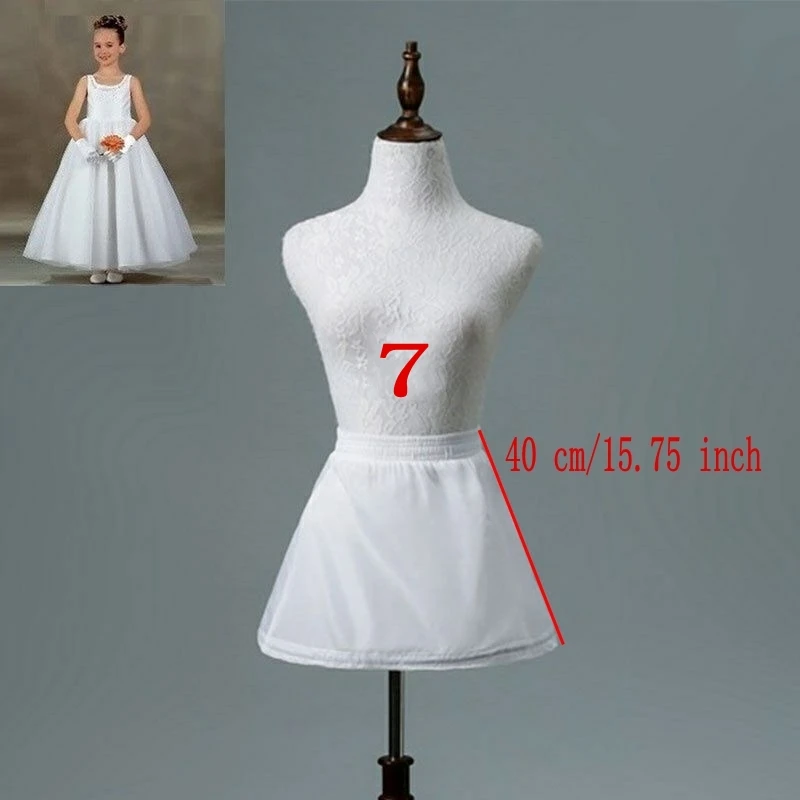 Viele Stile Blumenmädchen Petticoat Unterrock Cosplay Party Kurzes Kleid Jupon Fille Lolita Ballett Tutu Rock Enaguas Sottogonna – Detail 7