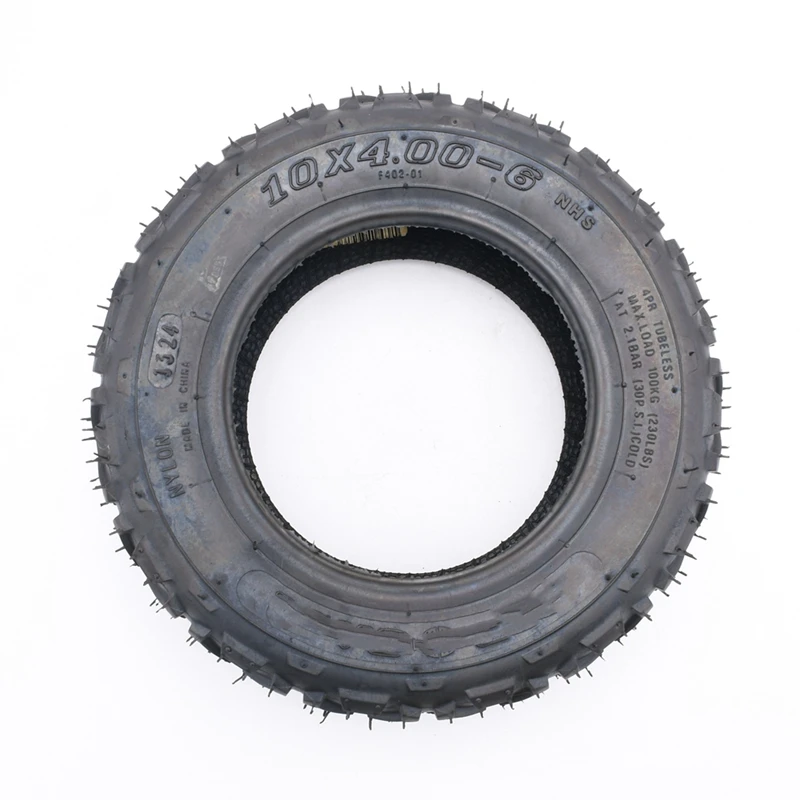 10 Inch Vacuum Tyres 10X4.00-6 10X4.00-6 Tires Vacuum Tyre For Snow Plow Go Karts ATV Quad Bike OFF-Road