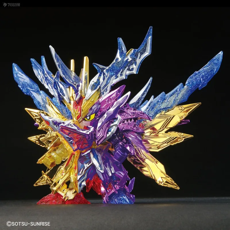 BANDAI Genuine SD GUNDAM WORLD HEROS Limited Edition and Special Edition: Ultimate Formula One Dragon Color Transparent Edition