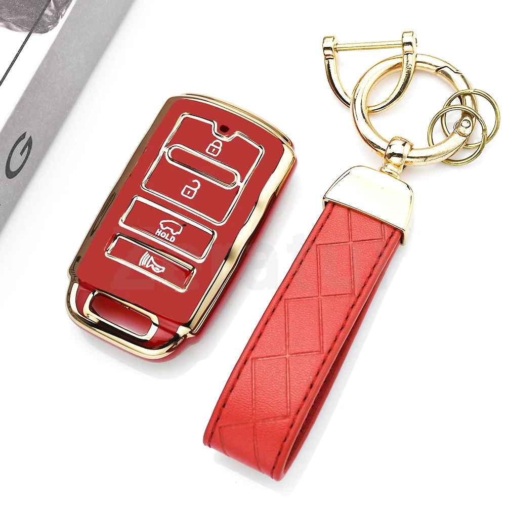 

Auto For KIA New K7 Cadenza K9 K7 K-04 Sorento K900 Fashion TPU Shell Fob Accessories Car Key Case Cover Keychain Bag