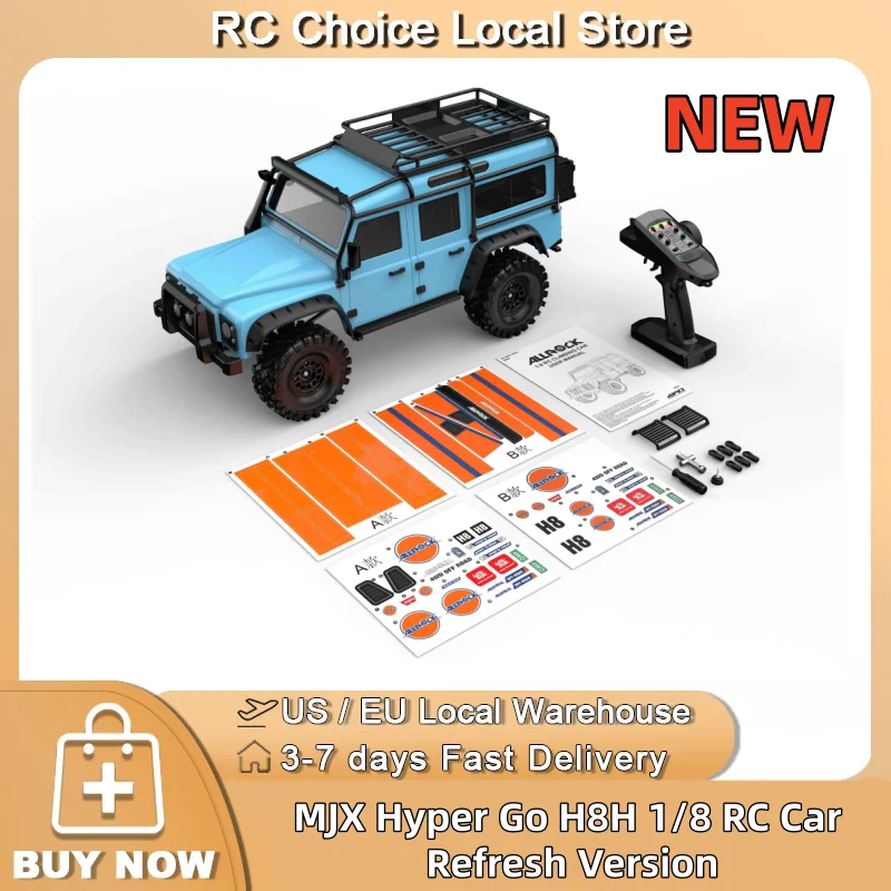 NEUE Upgrade MJX Hyper Go H8H V3 1:8 Foc Bürstenlosen Rc Auto Off-road Differential Lock Fernbedienung Klettern Modell auto Spielzeug Geschenk