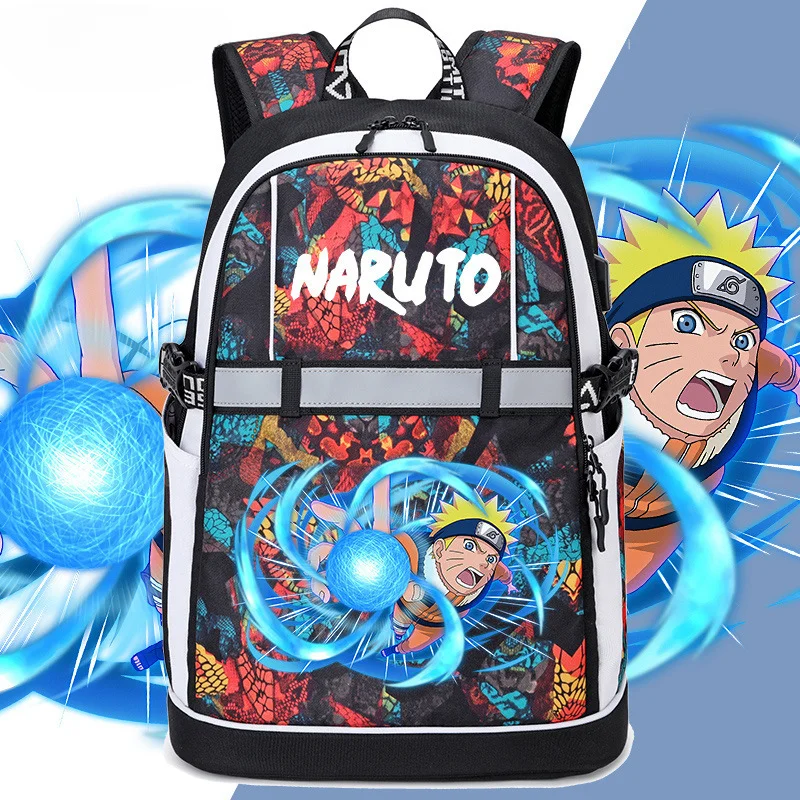 

Naruto Naruto cartoon student bag large capacity casual shoulder pads waterproof dirt resistant lightweight backpack