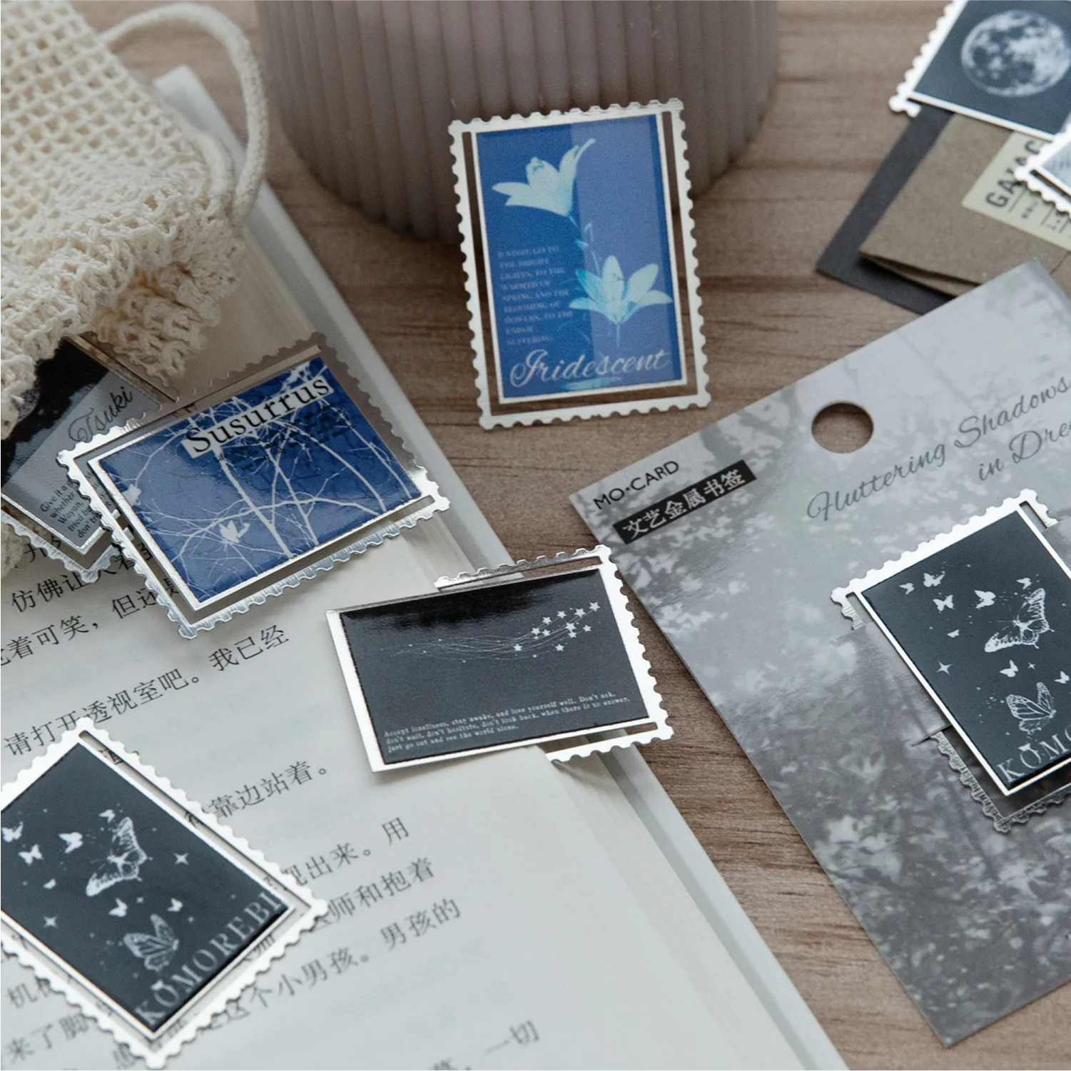 جميع الأشياء الصامتة ساحرة المرجعية المعدنية الحد الأدنى Instagram-مستحق طالب القراءة دراسة علامة عالية الجودة مشبك صفحة الكتاب