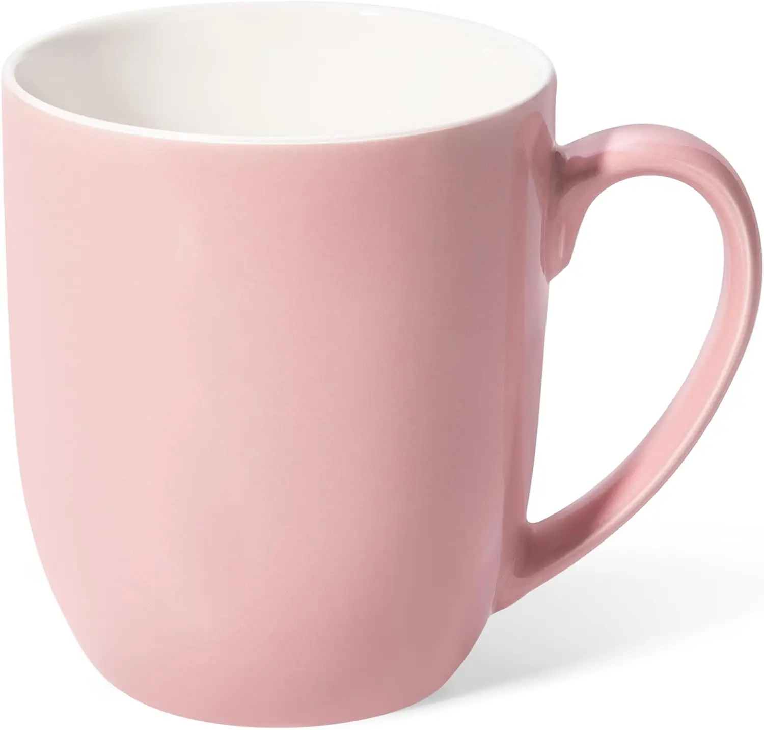 

Большая кружка для кофе 470 мл с ручкой, подходит для микроволновой печи и посудомоечной машины, идеально подходит для офиса или дома (розовая)