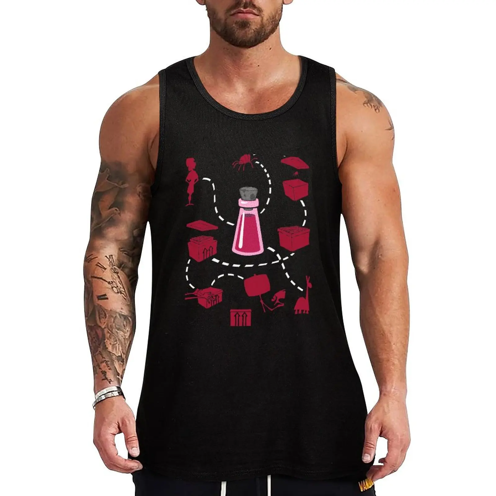 Yzma's Potion Tank Top T-shirt for fitness summer Men's tops