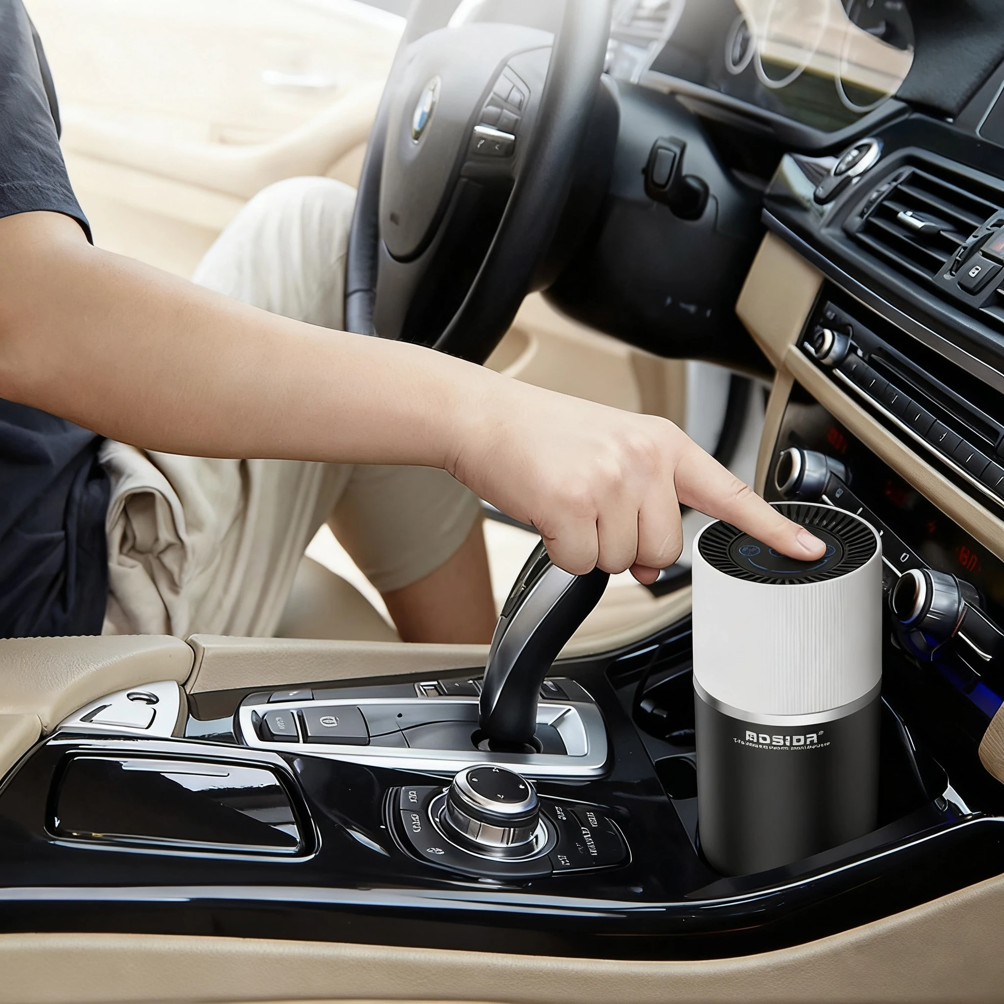 Portable Mini Car Air Purifier Multi-Functional Car Use Electric Desktop Air Freshener Purifiers